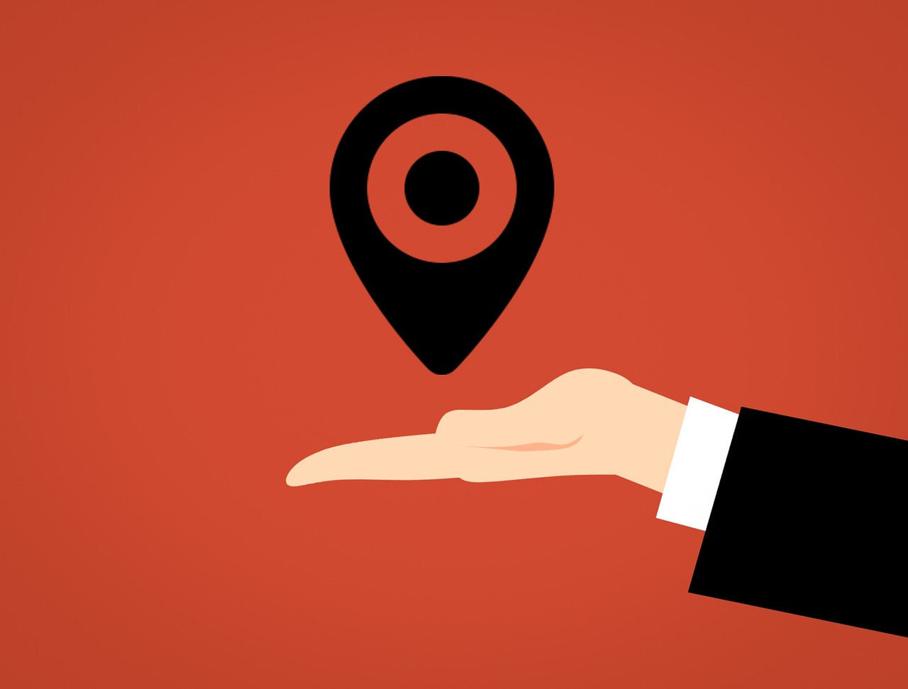 Location pin, Finding the right internship for you