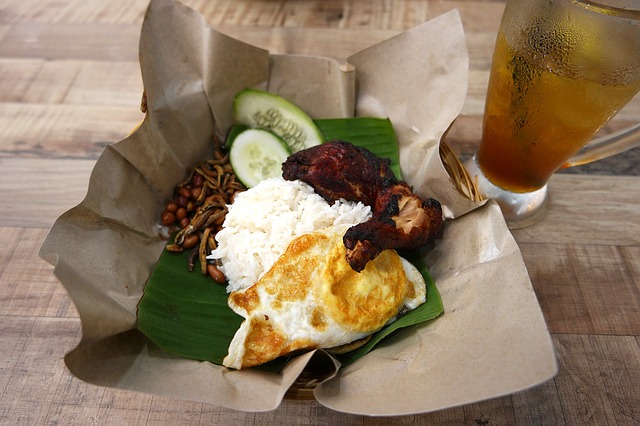 Malaysian food Nasi Lemak