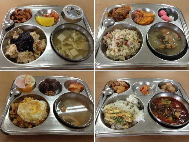 makanan tersedia di kafetaria kampus di korea selatan